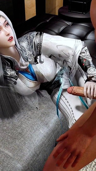 Grote pik Thicc Trojan: een meisje dat de crash waard is - 3D-animatie Hentai