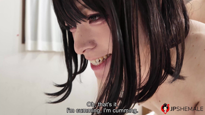 JP Shemale: Horny Tranny Makoto Kagura Wants Her Ass Fucked Early in...