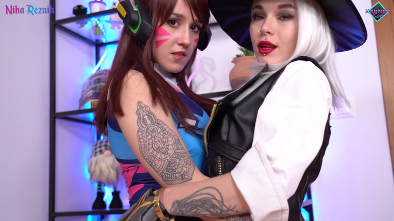 Karneli Bandi: Compilación de lesbianas follada dulce y cachonda