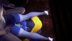 Wraith ward: Gargamel Smurfing Smurfette: parodie na smurf