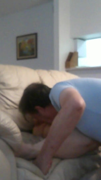 Nude on Couch Previ of Pussy Eating with Handsome Hairy Harry