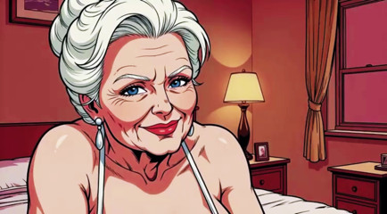 AI Porn: Ai Granny Deep Cleavage Tease Close Ups