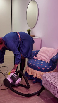 4K Vacuum Cleaner Vacuuming My Tits Ass Pussy Till Orgasm