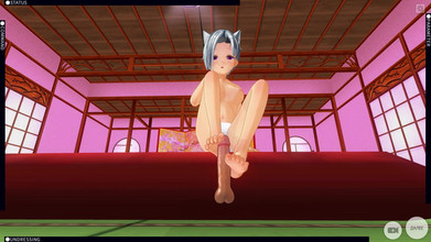 H3DC: 3D変態POV義理の妹足コキとあなたを射精させます