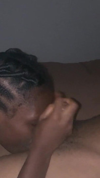 Sexy African Teen Maid Sneaks to My Room to Surprise with Very Suckulent Sloppy Blowjob After a Hard Days Work Real Homemade