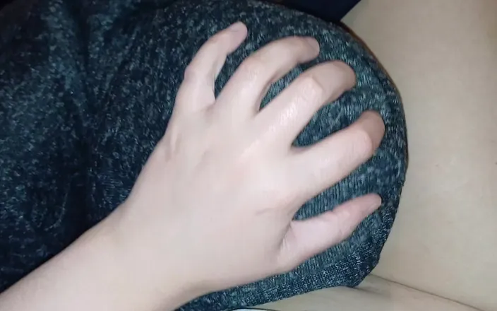Lesbian-illusion: Quick Sex on the Bed of Two Girlfriends