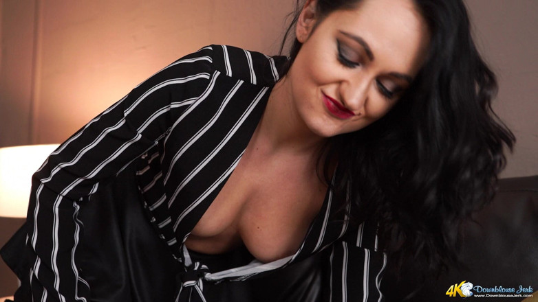 DownblouseJerk: Spck i spunk - JOI