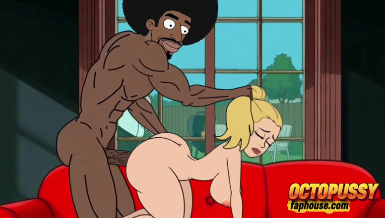 Octopussy Lovers Club: Fontanero negro se folla a una ama de casa casada...