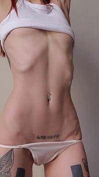 섹시한 애널: 흰색의 날씬한 마른 여신