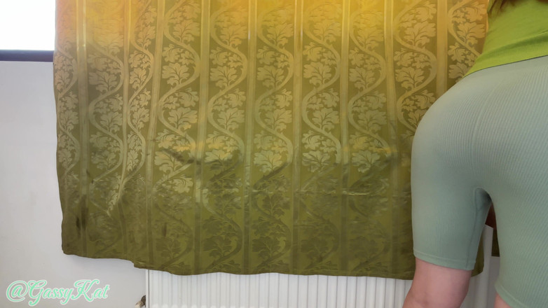 GassyKat: Vedere la persoana 1 cu costum verde bombe pârțâie dreapta în fața...