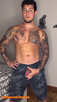 My Military Cock Cums with No Touch