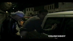 Jess Royan XXX: Úžasná riskantní exhib s twink ošukaným na ulici v noci