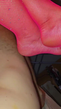 Anna Fire Fucks in Pink Tights