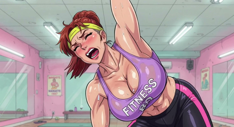 AI Porn: Babes Sweating in Yoga Class