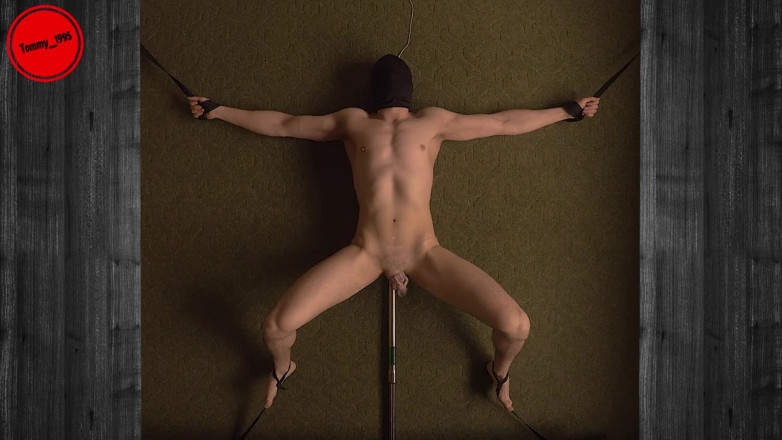 Tommy_1995: Šukací stroj dojící prostatu 4 orgasmy hands-free, zdrženlivý hetero twink