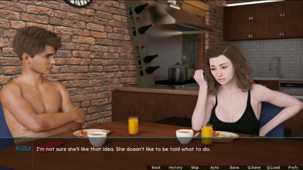 Visual Novels: Летний запах, часть 5 (сводный маршрут)