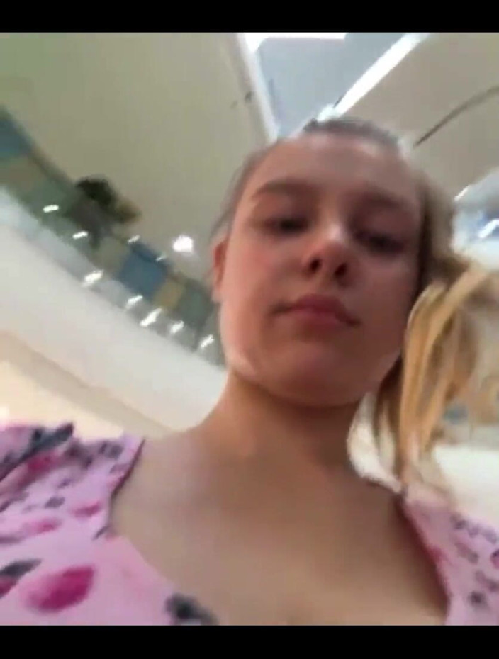 JuiceLussie: Fingering Pussy Close up in the Locker Room
