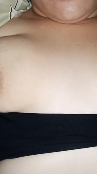 Sucking on Her Enormous Nipples, Spreading Fruit Ice Cream on Her Beautiful Big Natural Tits