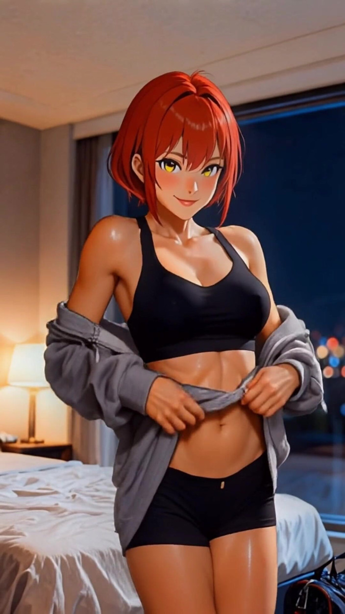 Sdanimacionescol: A La Hermosa Akari Le Encata El Gym, El Helado...