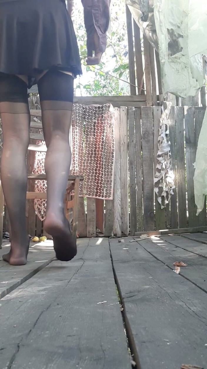 DiiVampy: Dildo Walk Outside