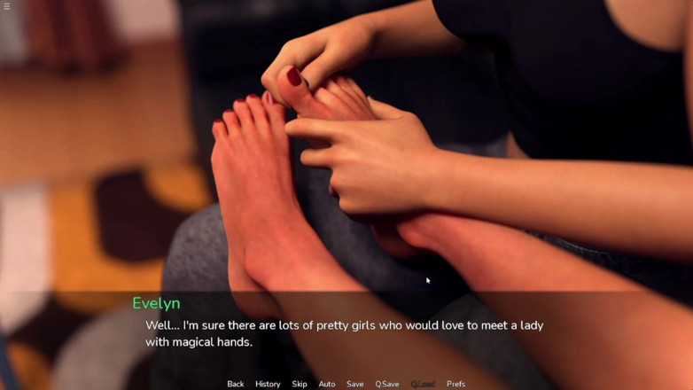Future MoneyMan: Futanari Ashe Massaging Her Stepmom Feet and Watching Her Boobs
