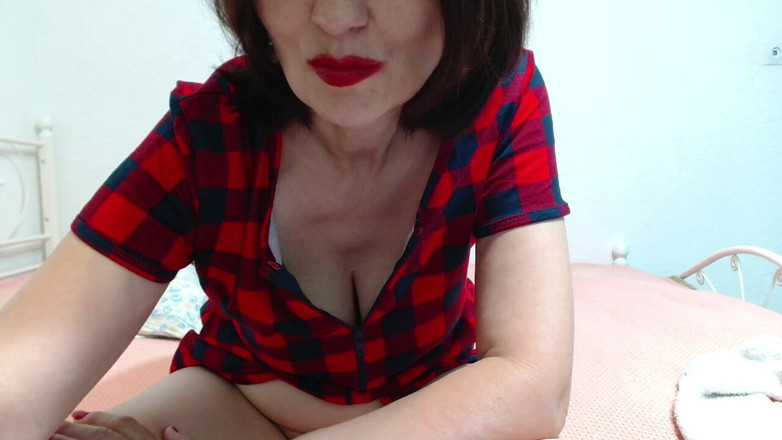 ANGELA_LADY: Gentle Touching of Tits and Moans Brought MILF to Orgasm...