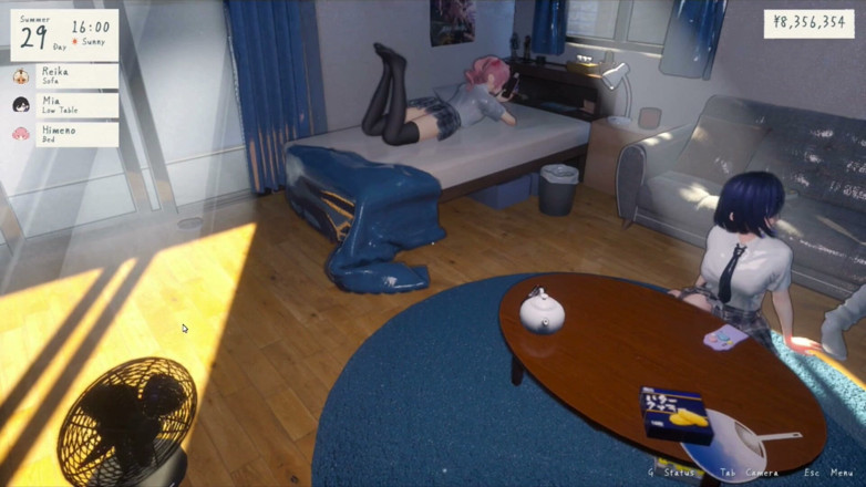 NSFWOtaku: Hentai Game - Pink Hair College Gyaru Sex Scenes - Summer Hangout...