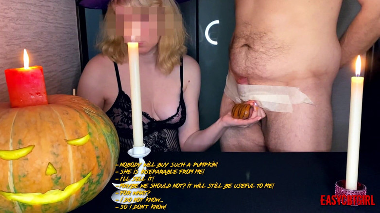 AnnyCandyPainboy: Een ervaren Halloween-heks geeft les in tekenlessen en verandert ballen...