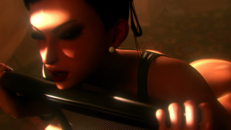 Ultimate Toys 3D: Chun-li Potěšení se sexuálním strojem - velká hračka na židli 3D animace (pouliční bojovník)
