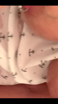 Oiled Big Tits under T-Shirt and get Orgasm putting All Vibrator in Pussy