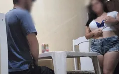 Young Couple Fucks in the Bar