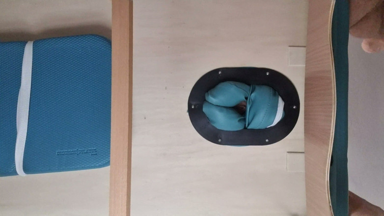 Naxy: Fucking the Massage Table Below View