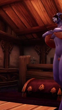 Draenei kız kalça mastürbasyonu | Warcraft Parody