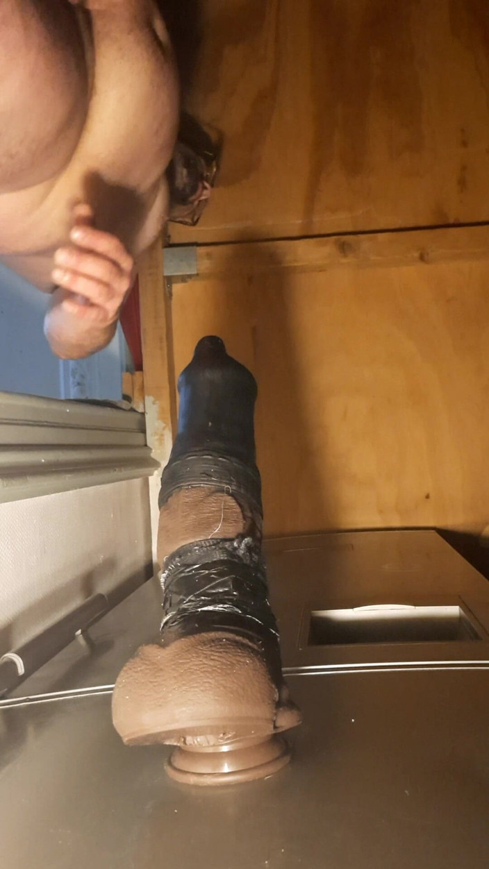 XX rap: Diâmetros do dildo 10cm na parte traseira dilatada