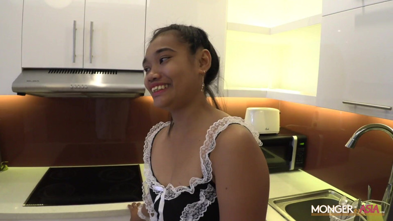 Monger In Asia: Desperate Filipino maid fucks boss to cover a bills