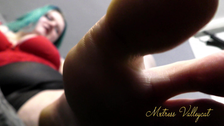 Mxtress Valleycat: Slow and sensual foot tease