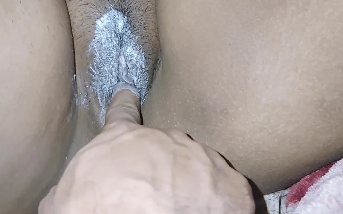 Faryal: Spreading Cream on My Wife's Vagina