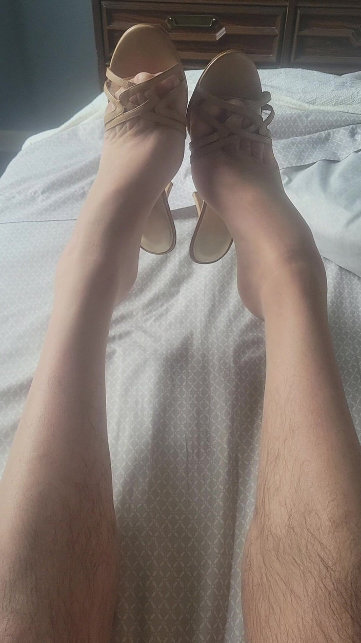 Feet Lover: 나일론, 하이힐과 정액