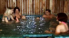 Enjoy This Hot Amazing Lesbian Orgy Action