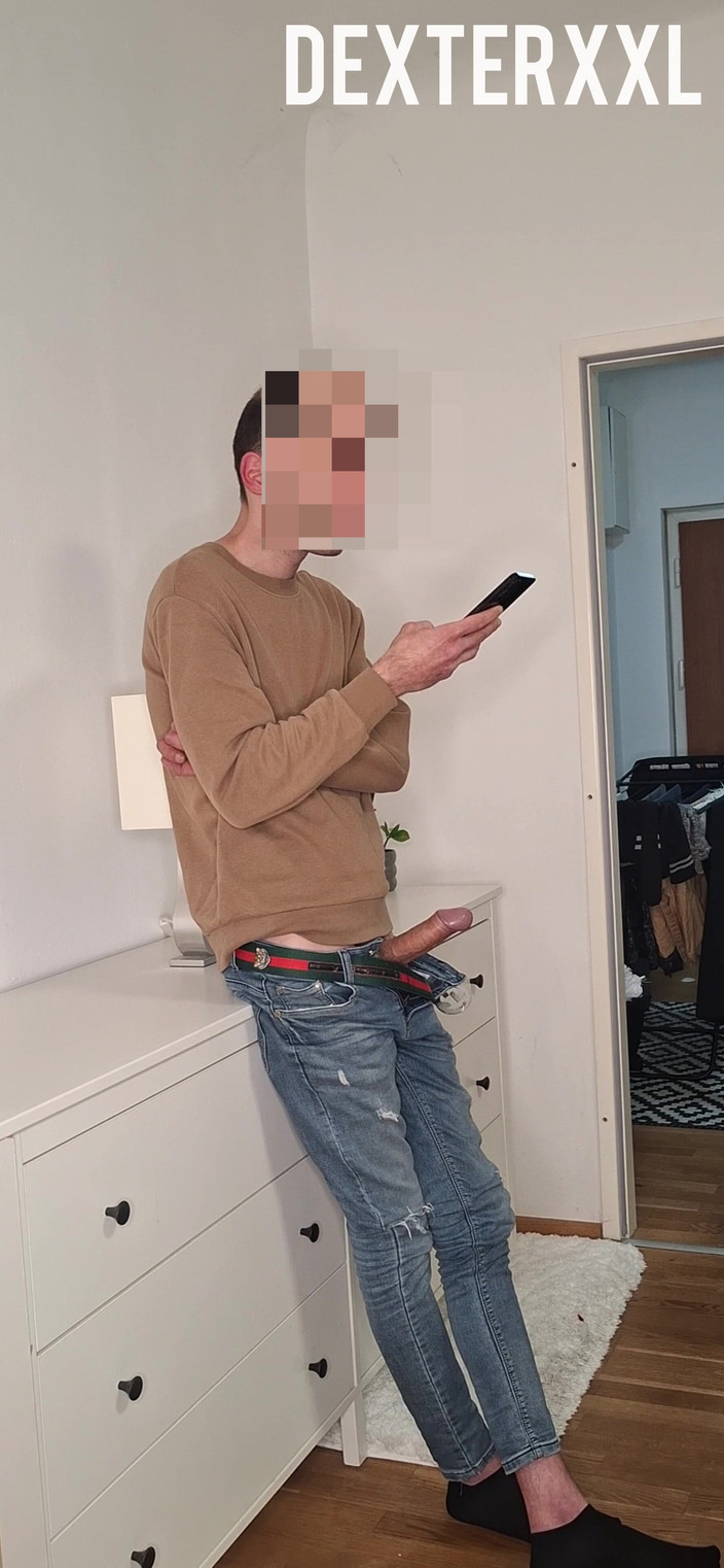 Dexterxxlfun: Wielki kutas seksowny chudy facet. dać się uwieść ojczyma pulchnego...