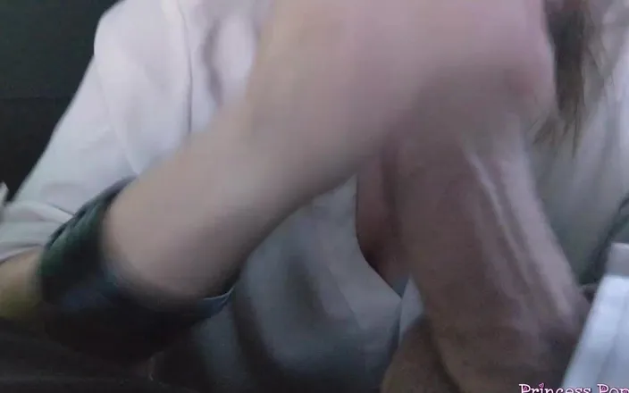 Princess Poppy: White Shirt - Dirty Talk - Backseat Blowjob