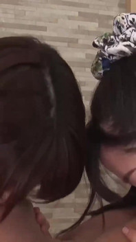 She Keeps Sucking His Dick with a Delicious Taste While He Keeps Whispering in Her Ear -2