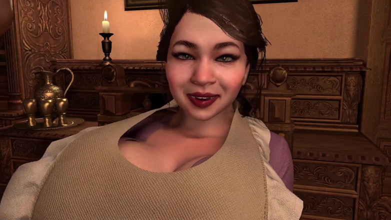 Wraith ward: Caliente asiática milf mucama abre las piernas y las levanta...