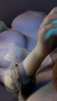 3D BBW สาวผมทองตัวอ้วนร่านเงี่ยน หีแฉะโดนเย็ดโหดมาก