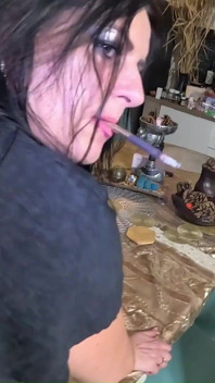 Smoking, Masturbation & Triple Facial on My Pantyhose & Shirt - Hardcore Fetish Play