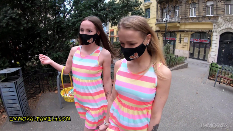 Immoral Family: Easter Egg Hunt Turns Into Taboo Hard Rough Sex for...