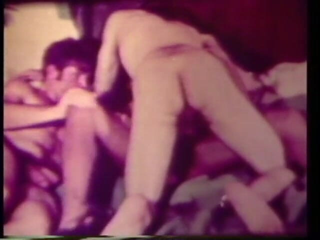 Vintage Usa: Vintage fuck with ebony chick and two fuckers