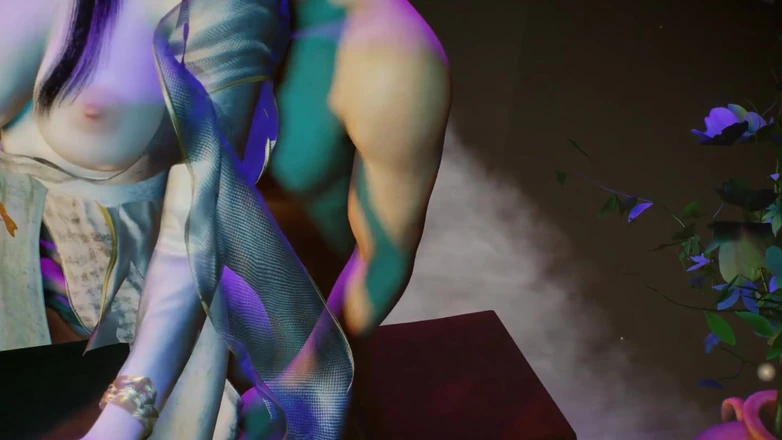 Why fuck so hard: 3D Huge Boobs Stripper Teasing the Big Cock to Fuck...