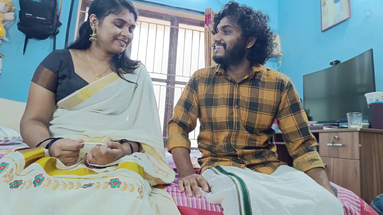 Vaigavarun45: Mallu Couple First Night Video, First Night Sex, Kerala Saree...