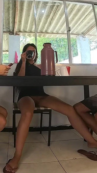 I Gave My Friend's Husband a Blowjob and a Blowjob Under the Table on Her Birthday